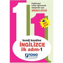 Fono Yayınları Kendi Kendine İngilizce İlk Adım 1 Seslendirmeli Büyük Boy Kitap Hedef Yaş Grubu