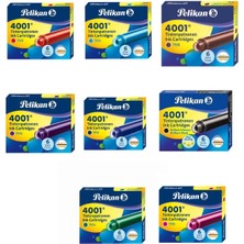 Pelikan Dolma Kalem Kartuşu 8 Farklı Renk ( 8 Paket )