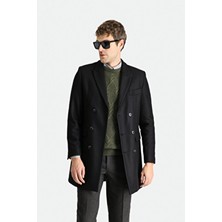 Kiğılı Yünlü Kruvaze Kaban