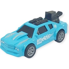 Çek Bırak Metal Küçük Arabalar 8 cm - SH40031 - Turkuaz (Lisinya)