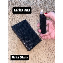 Lüks Taş Taşlı Sigara Kutusu  [ kısa slım ]