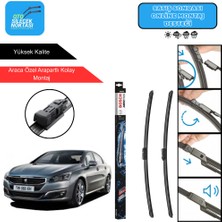 Peugeot 508 Uyumlu 2011-2017 Bosch Aerotwin Araca Özel Ön Silecek Takımı 650-650MM