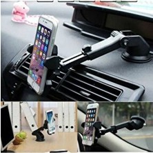 Meyzone Torpido Üstü Teleskopik Araç Telefon Tutucu Vantuzlu Telefon Tutacağı