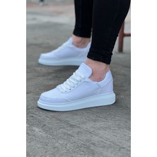 SHC4200 Beyaz Kot Kumaş Erkek Ayakkabı