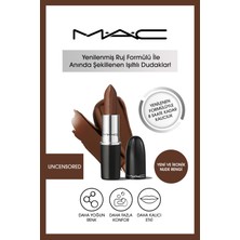 M.A.C Yüksek Pigmentasyonlu,doğal ve Parlak Bitişli,uzun Süre Kalıcı,yumuşatıcı Ruj - Uncensored