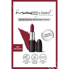 M.A.C M·a·cxımal Silky Matte Lipstick Moisturizing Intense Color Lipstick - Keep Dreaming