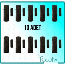 Robotix RB-4444S Siyah Kapı Pencere Alarmı 10 adet