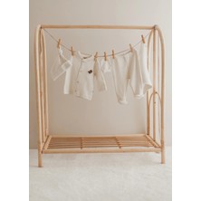 L'atelier Midumi Bebek, Yenidoğan, Unisex %95 Pamuk %5 Likra , 5'li Set, Bej Renk Hastane Çıkışı