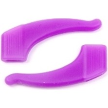 Optic Plus Kulak Arkası Kaydırmaz Silikon Sap Ucu / Kulak Kilidi 1 Çift Mor