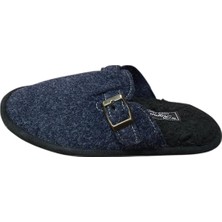 Güven Kundura Ev Içi Yünlü Keçeli Tokalı Terlik