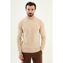 MCR Desenli Slim Fit Bisiklet Yaka Erkek Kazak