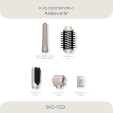 Sinbo SHD-1729 Saç Şekillendirme Seti, Sinbo Pro Airwrap, 5in1 Saç Şekillendirme Seti,
