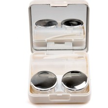 Optic Plus Aynalı Lens Vantuzlu ve Cımbızlı Lens Kutusu Seti Gümüş