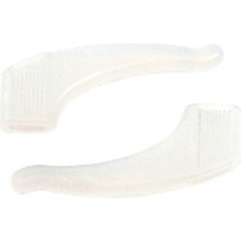 Optic Plus Kulak Arkası Kaydırmaz Silikon Sap Ucu / Kulak Kilidi 1 Çift Beyaz / Şeffaf