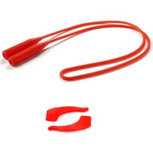 Optic Plus Silikon Kaydırmaz Kulak Kilidi ve Gözlük Askısı / Ipi Kırmızı