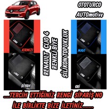 Renault Uyumlu Ototurco Automotive Renkli Biye-Silikon Topukluklu Velur Halı Paspas