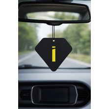 Promosyonik I Harf Tasarımlı Bahar Esintisi Dekoratif Araç Kokusu ve Aksesuarı