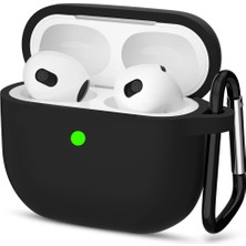 Mtl Airpods 3. Nesil ile Uyumlu Premium Lansman Serisi Kadife Iç Astarlı Darbe Emici Silikon Kılıf