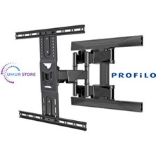Herz Profilo 75PA725EQG 75" QLED 4K Android Smart LCD LED Televizyon Ultra Ince Hareketli Askı Aparatı