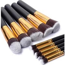 İzla Siyah 10'lu Makyaj Fırça Seti