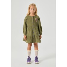 Tyess Bg Store Kız Çocuk Yeşil Elbise