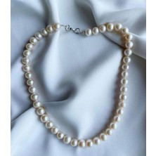 Taşmir Sertifikalı Gerçek 9-10 mm Inci Kolye AAA Kalite