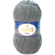 Nakovega(5 Adet) 194 Orta Gri Melanj Renk El Örgü Ipliği