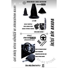 the mr east Toyota Yarıs Uyumlu Aksesuar Oto, Direksiyon Kılıfı Dikişli Terletmez Yıpranmaz