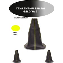 the mr east Mazda Cx/3  Uyumlu Oto,araç  Vites Körüğü Sarı Dikiş