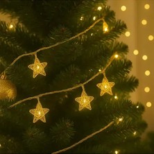 Yg 3m 20 LED Pilli Yıldız LED