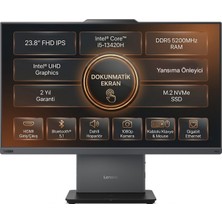 Lenovo Thinkcentre Neo 50A 24 G5 Intel Core I5-13420H 32GB 1tb SSD 23.8" Fdos Dokunmatik All In One Pc 12SC001MTR 006