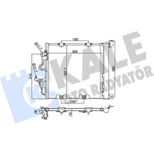 Kale 393600 - Klima Radyatörü Kondenseri Opel Astra H 04 10 Zafıra B 05 15 1.3-1.7-1.9 Cdtı-Dt-Dth-Dtl Al/al 405×385X18