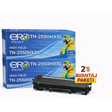 Ero Print BROTHER MFC L2886DW Muadil Toner - 9000 Sayfalık - 2'li Avantaj Paket