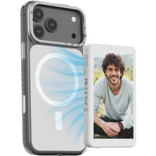 Lenyes LSM01 Bluetooth Kumandalı Magnetik Wireless Ekran Yansıtma Cihazı Beyaz