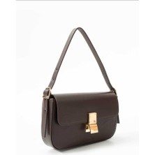 Zynp Gold Mıknatıslı Suni Deri El Çantası