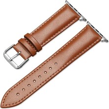 Alstrap Apple Watch 11-10(46MM) 9 8 7(45MM) 6 5 4 SE(44MM) Classic Edition Hakiki Deri  Kordon Kayış