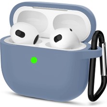 Mtl Airpods 3. Nesil ile Uyumlu Premium Lansman Serisi Kadife Iç Astarlı Darbe Emici Silikon Kılıf