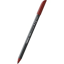 Edding 1200 Ince Uçlu Keçeli Kalem (Grafik Kalemi) 1.0mm Kirli Kırmızı (5 Li Paket)