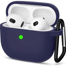Mtl Airpods 3. Nesil ile Uyumlu Premium Lansman Serisi Kadife Iç Astarlı Darbe Emici Silikon Kılıf