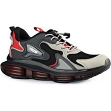 Vicco Havalı Tabanlı Unisex Çocuk Siyah Spor Ayakkabı Nefes Alabilir Yapı ile Günlük Kullanıma Uygun