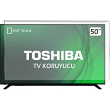 Toshiba 50UA2363DT Tv Ekran Koruyucu - Toshiba 50" Inç 126CM 127 Ekran Smart LED Tv Kırılmaz Koruyucu