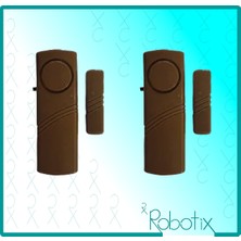 Robotix RB-4444K-2 Kahverengi Kapı Pencere Alarmı 2 adet