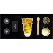 TOUCH OF OUD Yellow Burner Gift Set Buhurdan, Dokhoon, Bukhoor, Maşa ve Kömürlü Hediye Seti