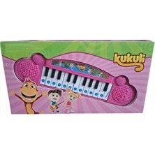 CNL-6180 Kukuli Piyano - Pembe Çok Renkli Tuş Özellikleri ile Eğlenceli Oyun