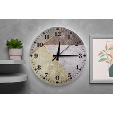M&H Quality Modern Desenli Duvar Saati – Sessiz Akar Mekanizma, Şık Dekoratif Tasarım
