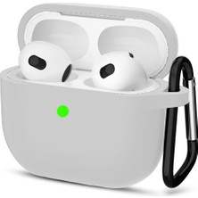 Mtl Airpods 3. Nesil ile Uyumlu Premium Lansman Serisi Kadife Iç Astarlı Darbe Emici Silikon Kılıf