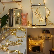 Tedaks 3 Metre Yaldızlı Gold LED Işık – Dekoratif Ortam ve Yılbaşı Aydınlatması