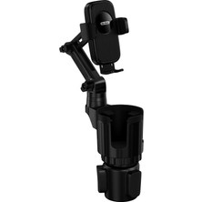 Go-Des Go Des GD-HD256 Teleskopik Açılı Bardaklık Tasarım Telefon Tutucu Siyah