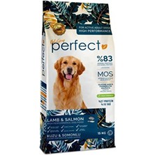  kuzu etli ve somonlu premium yetişkin köpek maması 15 kg