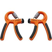 Ayarlanabilir 2 Adet El Yayı Egzersiz Spor Aleti 10-40 kg Arası Fonksiyonel Turuncu Renk